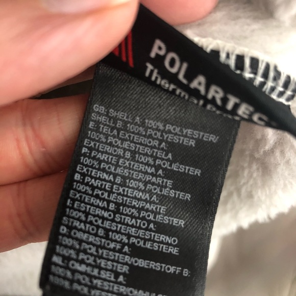 The North Face Light Gray Denali Fleece Jacket - Picture 6 of 6